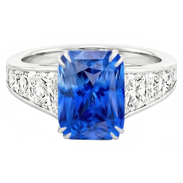 Bague Saphir Naturel 5 Carats
