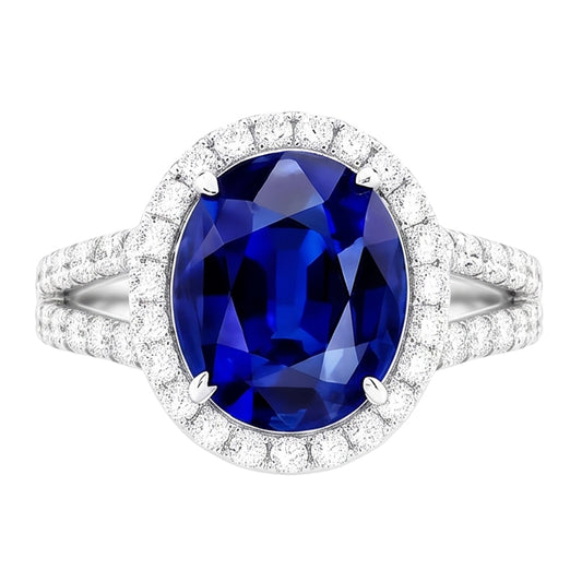Bague Saphir Naturel 5 Carats