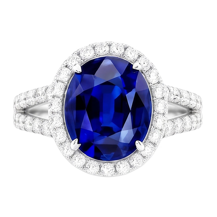 Bague Saphir Naturel 5 Carats