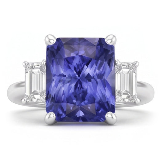 Bague Saphir Naturel 5 Carats