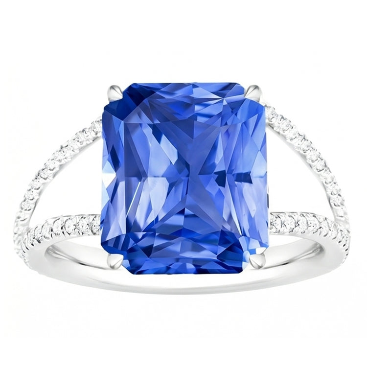 Bague Saphir Naturel 5 Carats