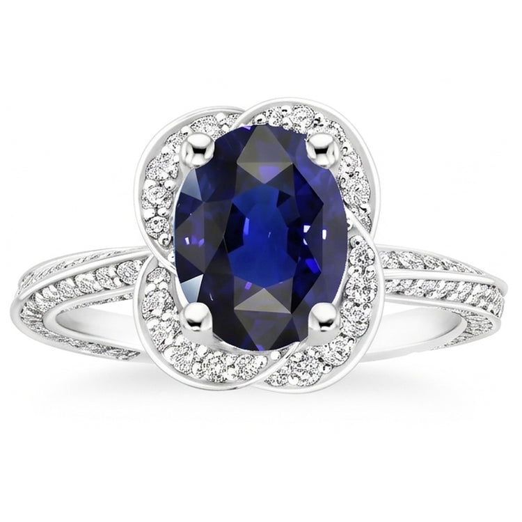 Bague Saphir Naturel 5 Carats