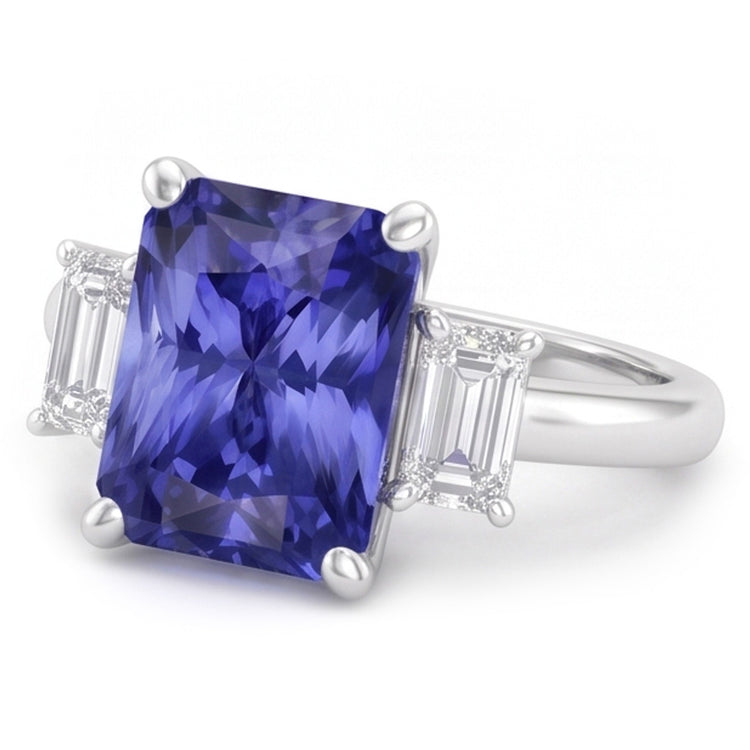 Bague Saphir Naturel 5 Carats