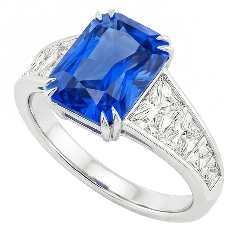Bague Saphir Naturel 5 Carats