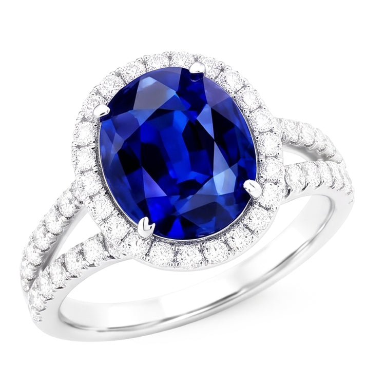 Bague Saphir Naturel 5 Carats
