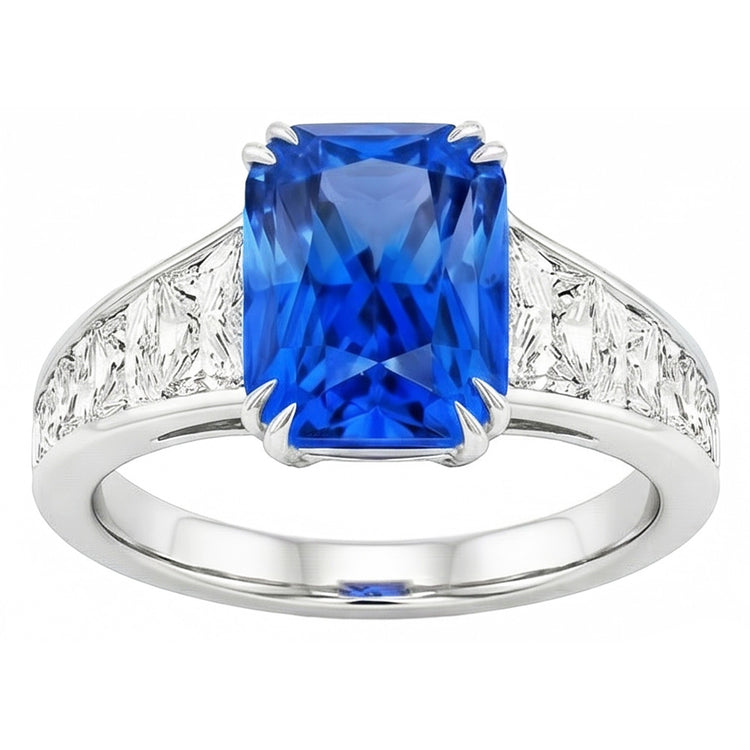 Bague Saphir Naturel 5 Carats