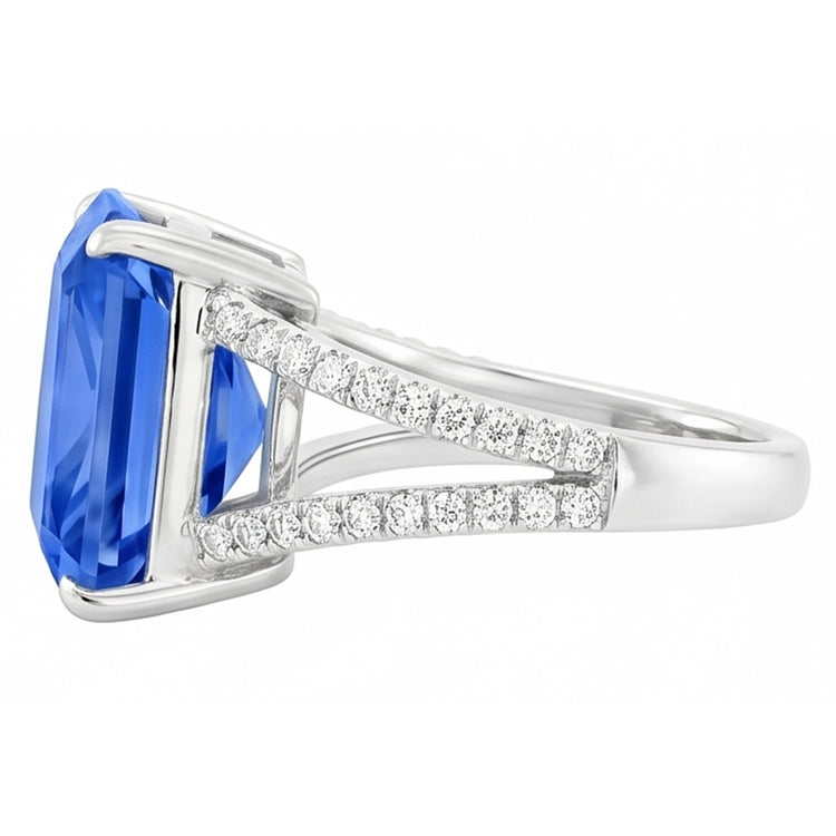 Bague Saphir Naturel 5 Carats