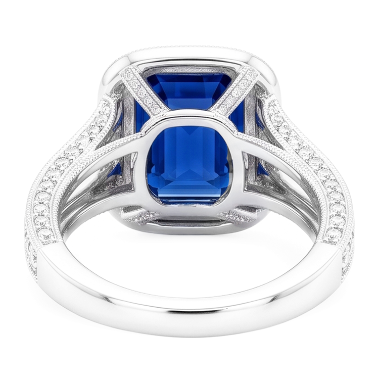 Bague Saphir Naturel 5 Carats