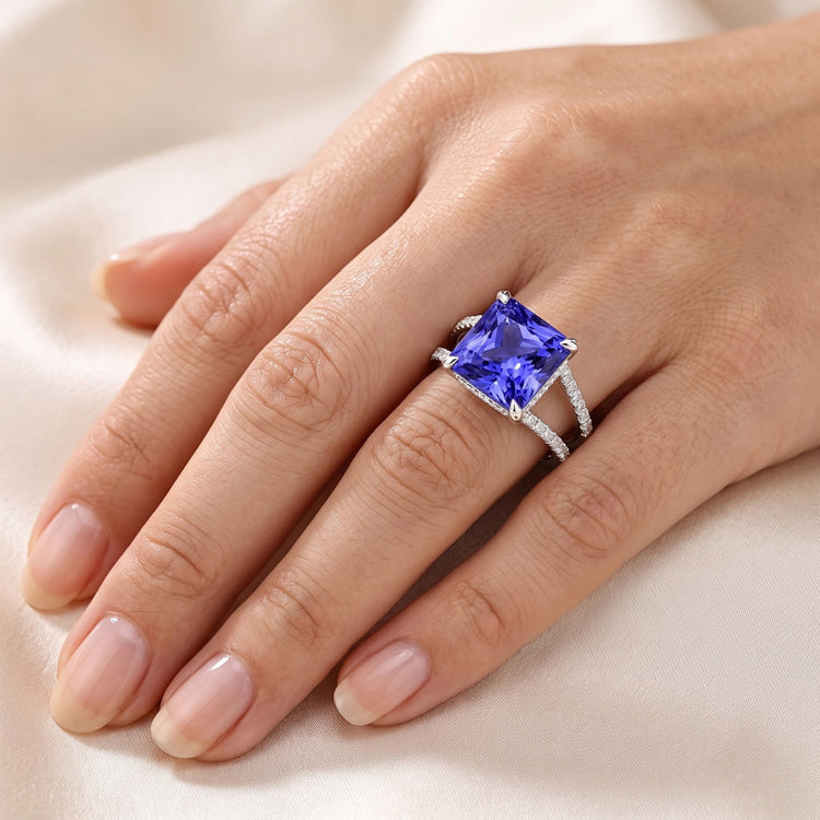 Bague Saphir Naturel 5 Carats