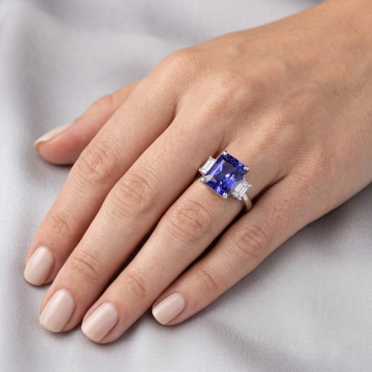 Bague Saphir Naturel 5 Carats