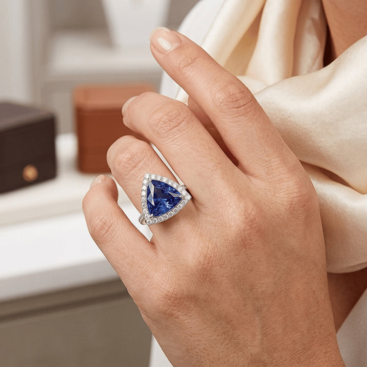 Bague Saphir Naturel 5 Carats