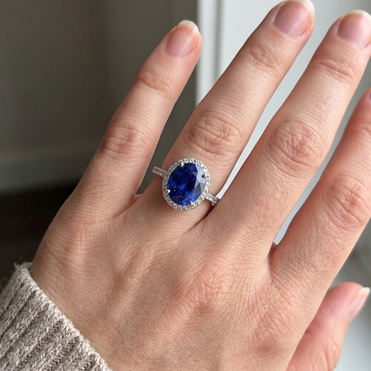 Bague Saphir Naturel 5 Carats