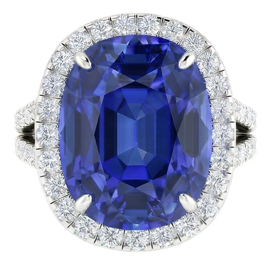 Bague Saphir Naturel 6 Carats