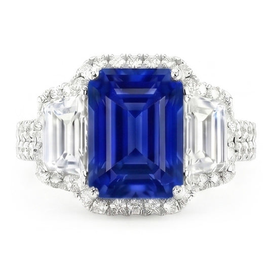 Bague Saphir Naturel 6 Carats