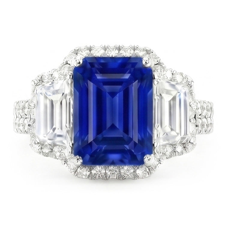 Bague Saphir Naturel 6 Carats