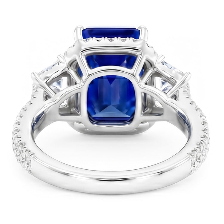 Bague Saphir Naturel 6 Carats