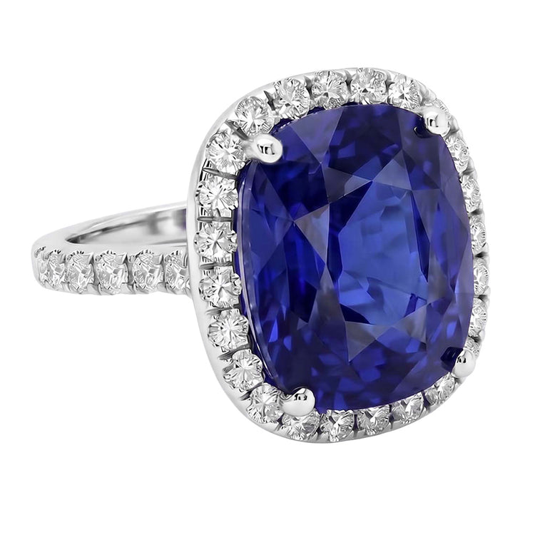 Bague Saphir Naturel 9.75 Carats