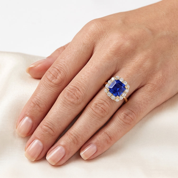 Bague Saphir Or Jaune