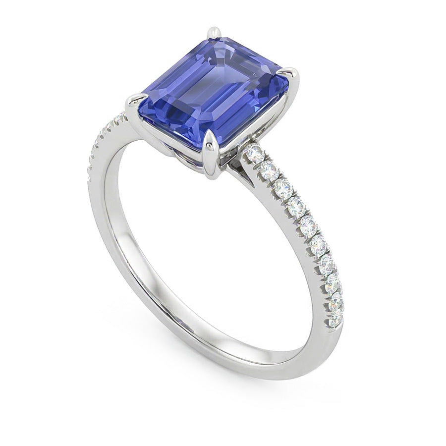naturel diamant 3.50carats bague vue de dessus