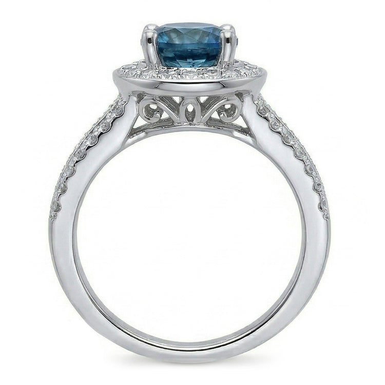 naturel diamant 4carats bague vue de dessus