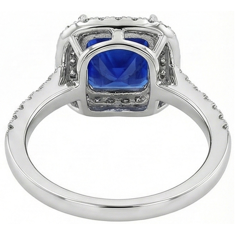 naturel diamant 4.50carats bague avec accents diamants