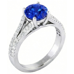 Bague Diamant Naturel 3.20 Carats