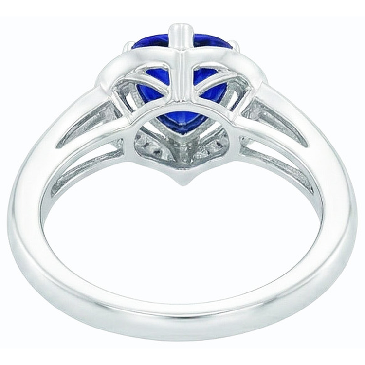 naturel round diamant 1.50carats bague angle de côté