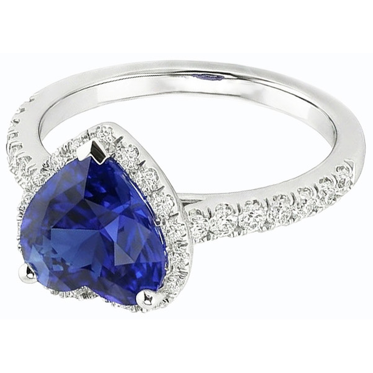 naturel round diamant 3.50carats bague détail rapproché
