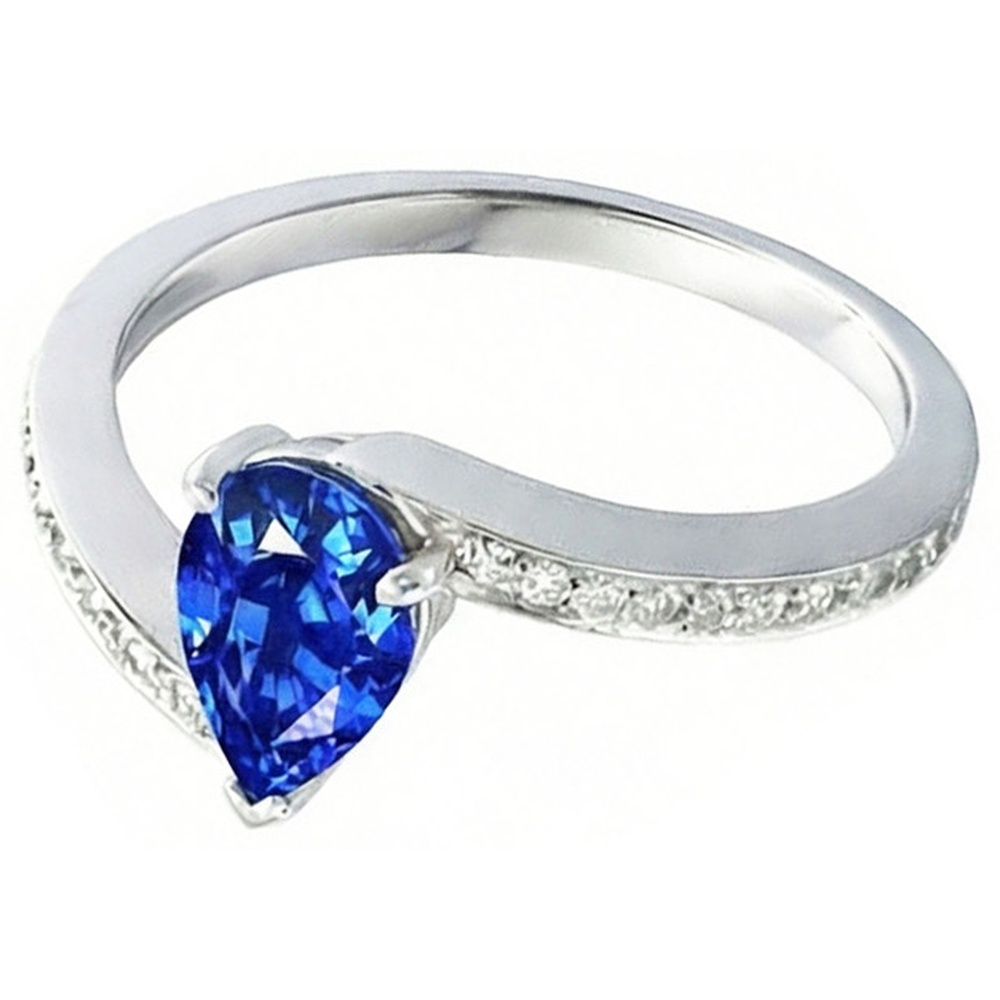 Bague Saphir Tension 2 Ct