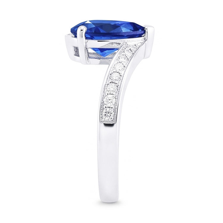 Bague Saphir Tension 2 Ct