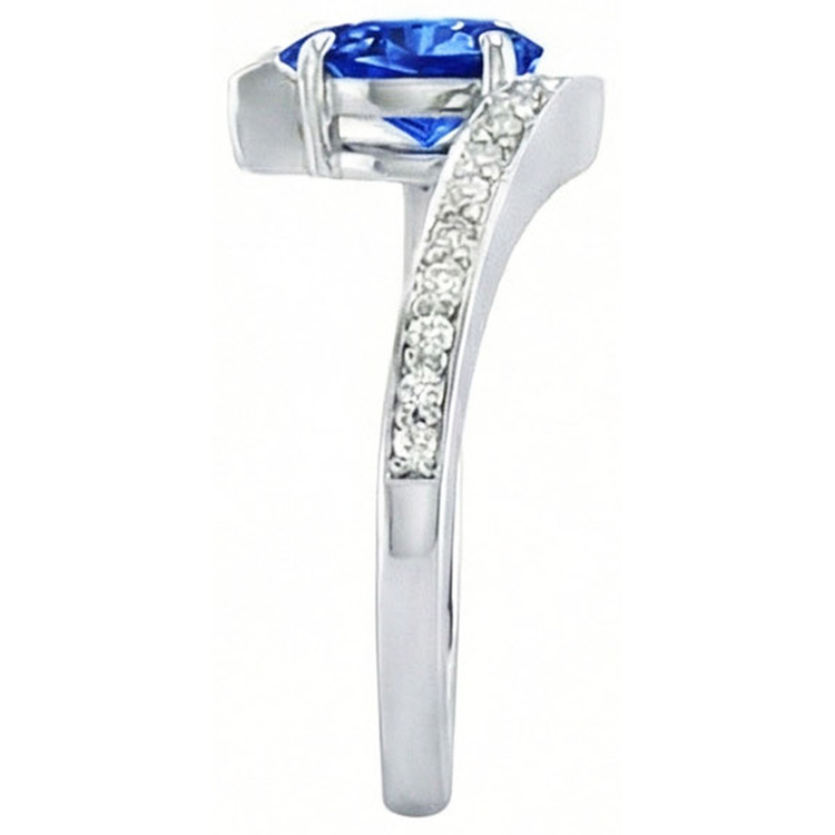 Bague Saphir Tension 2 Ct