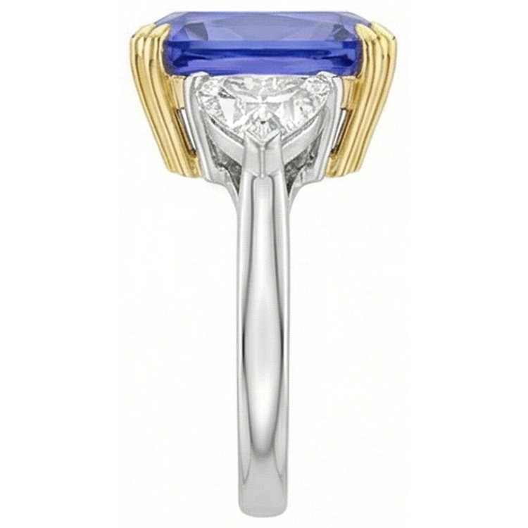 Bague Saphir Véritable Or 10 Carats