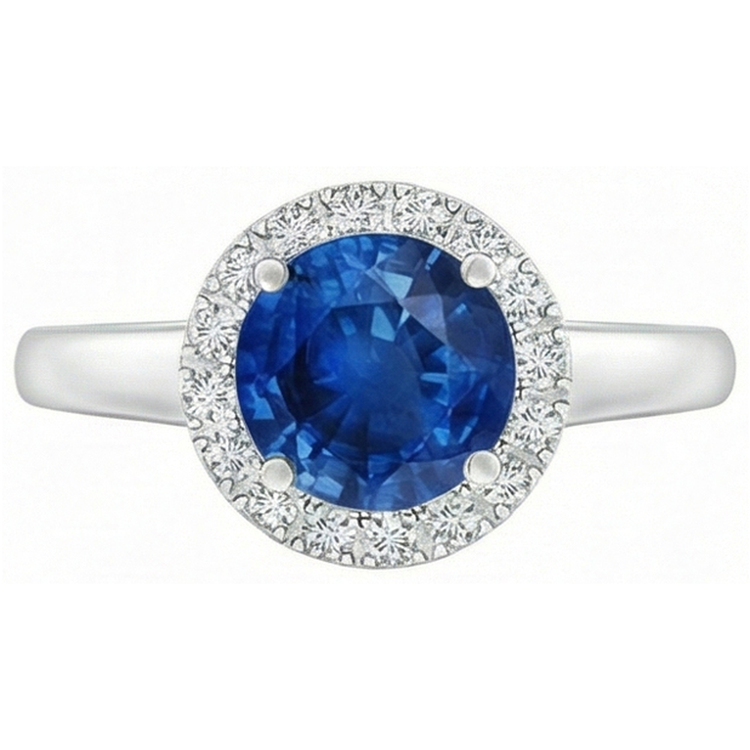 naturel cushion diamant 2.80carats bague détail rapproché