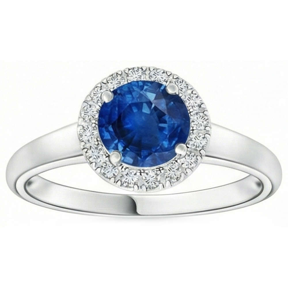 naturel cushion diamant 2.80carats bague angle de côté