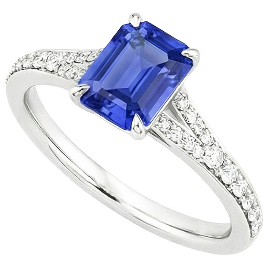 naturel diamant 4carats bague détail rapproché