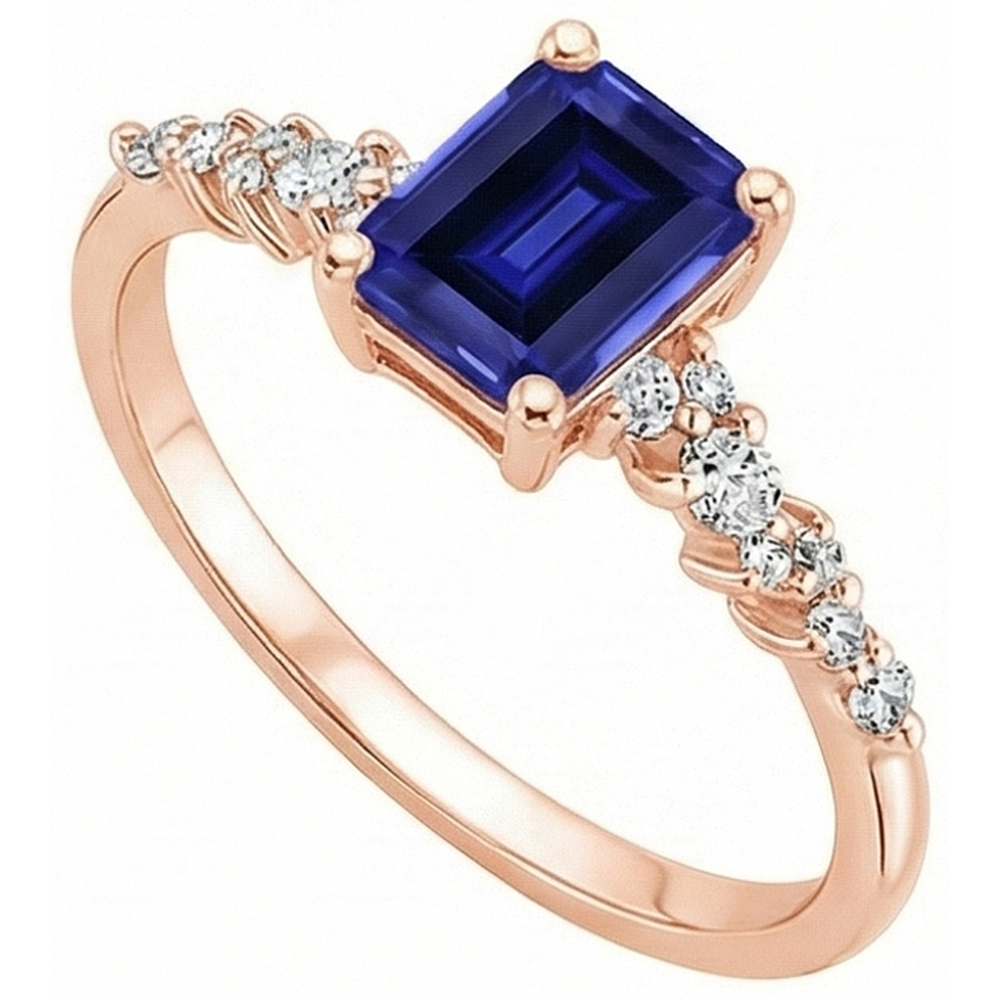 naturel diamant 3.50carats bague vue de dessus