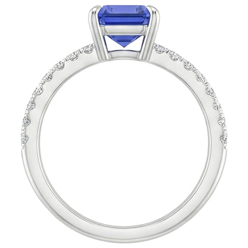 naturel diamant 4carats bague détail rapproché