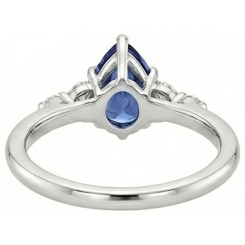 naturel marquise diamant 4.75carats bague vue de dessus