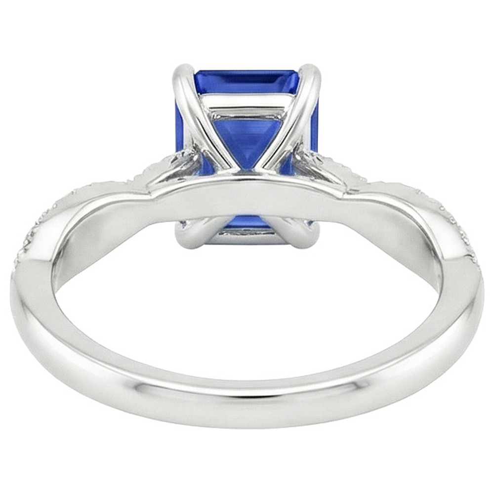naturel diamant 3.50carats bague détail rapproché