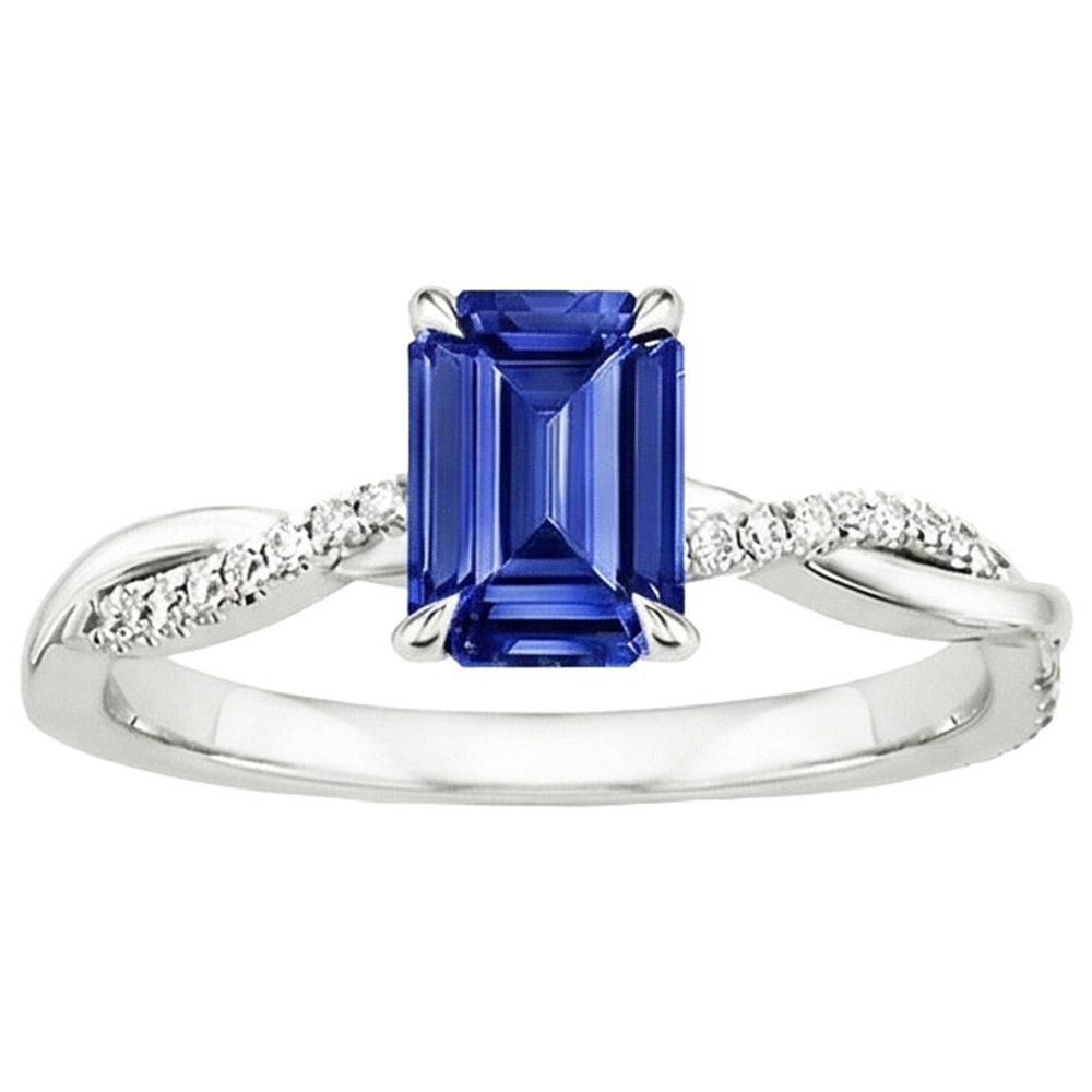 naturel diamant 3.50carats bague vue de dessus