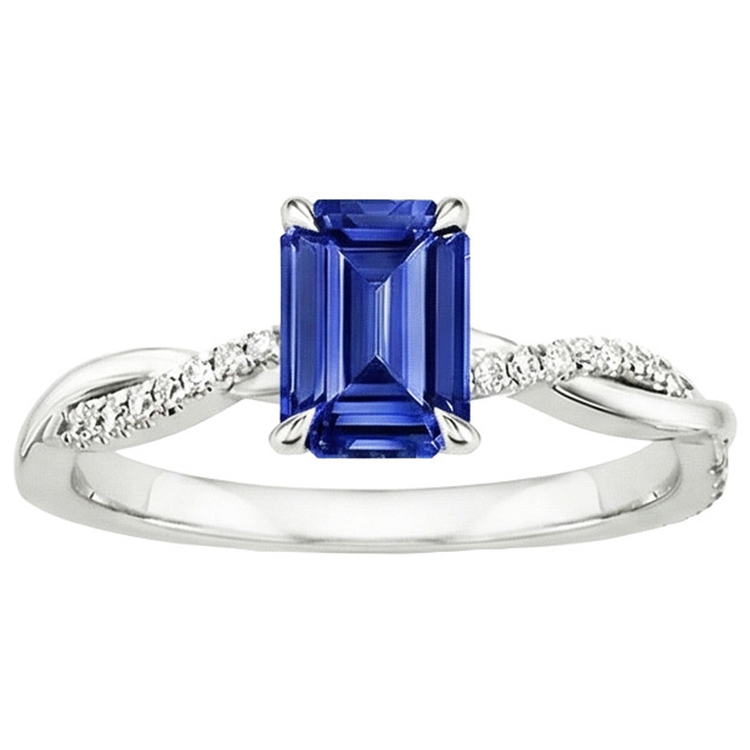 naturel diamant 3.50carats bague vue de dessus