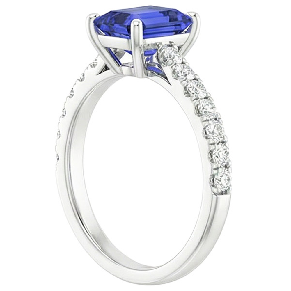 naturel diamant 4.25carats bague vue de dessus