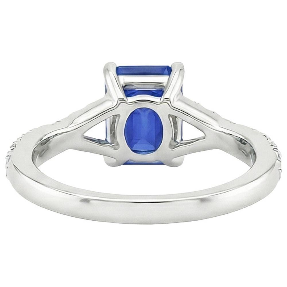 naturel diamant 4carats bague détail rapproché
