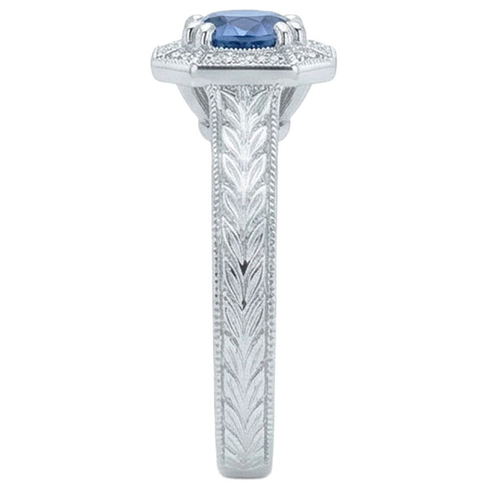 naturel diamant 3.75carats bague vue de dessus