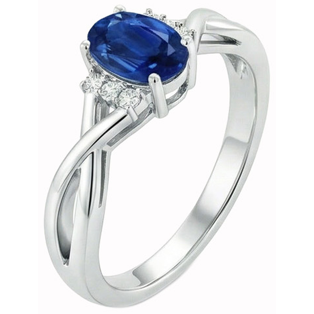 naturel oval diamant 1.80carats bague détail rapproché