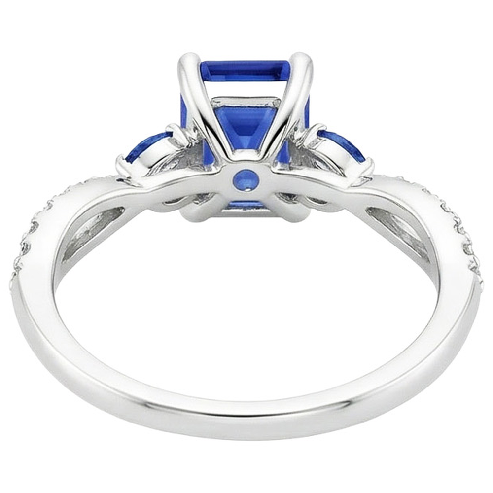 naturel marquise diamant 4carats bague angle de côté