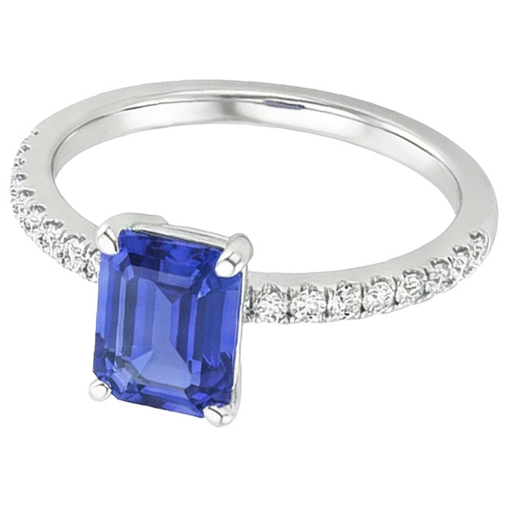 naturel diamant 4carats bague angle de côté