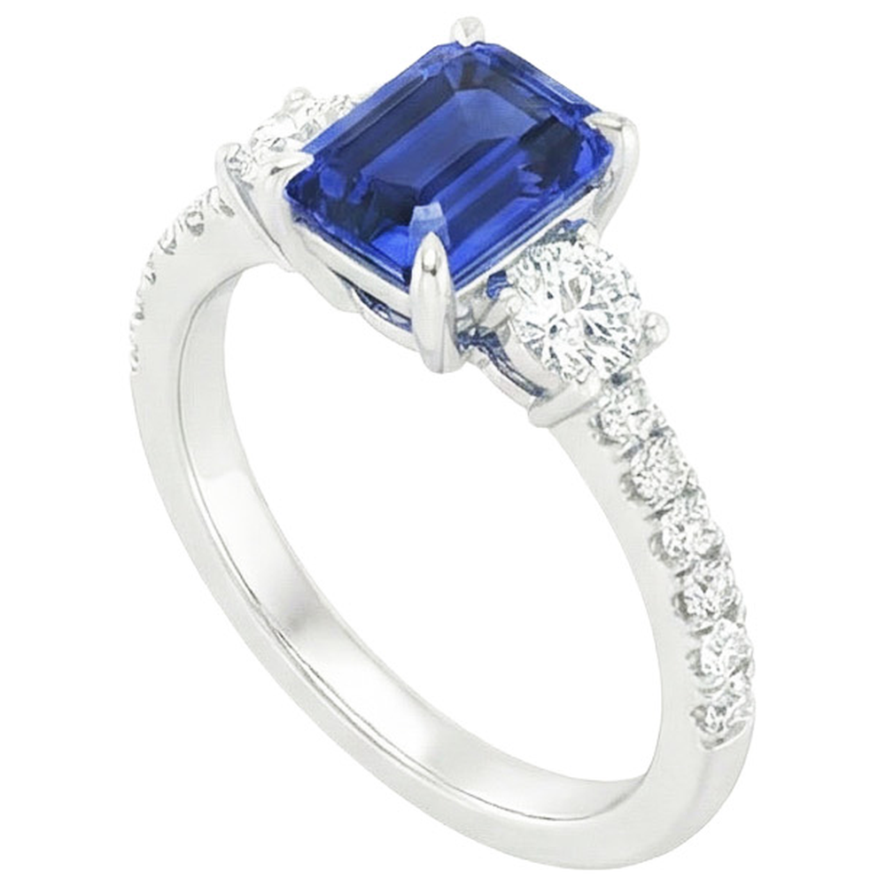 naturel diamant 5carats bague détail rapproché