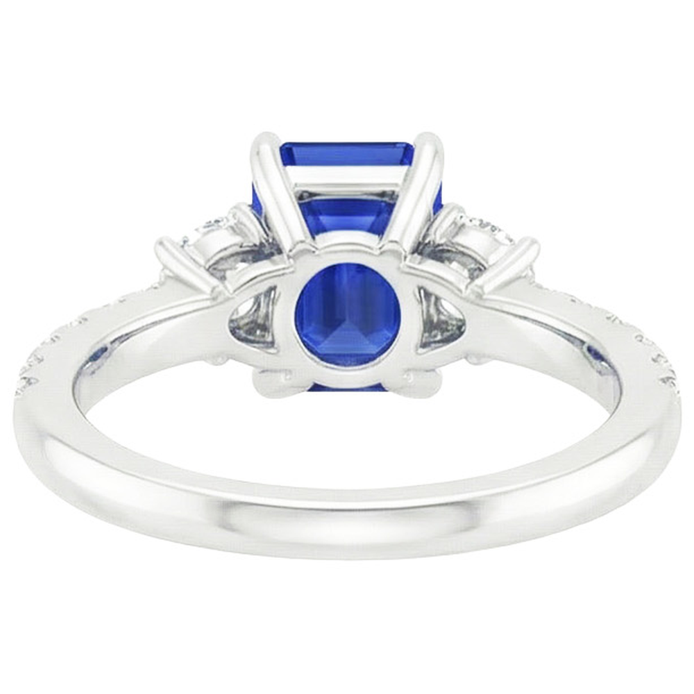 naturel diamant 5carats bague vue de dessus