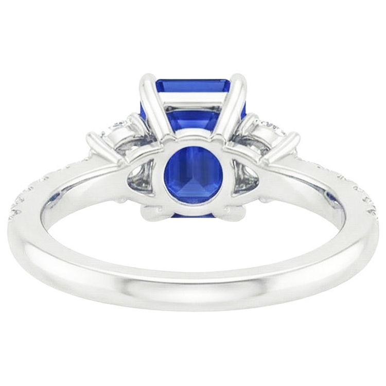 naturel diamant 5carats bague vue de dessus